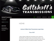 Tablet Screenshot of gattshalltransmission.com